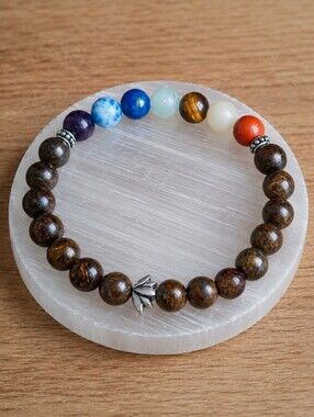 Chakra Gemstone Stretch Bracelet | Handmade